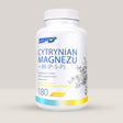 Imagine cu o cutie de SFD Magnesium Citrate + B6 (P-5-P) (180 tablete), un supliment cu magneziu și vitamina B6 pentru reducerea oboselii și a stresului.