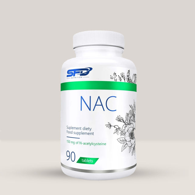 Imagine cu suplimentul alimentar NAC de la SFD NUTRITION, 90 de tablete.