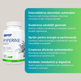 Piperine Fast: Absorbție maximă, energie sporită, viață activă.