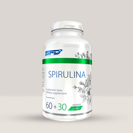 Imagine cu suplimentul alimentar Extract Spirulina de la SFD NUTRITION, 60 de capsule.