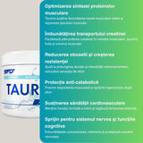 Taurină SFD + Vitamina C: Performanță maximă și recuperare rapidă. Depășește-ți limitele!