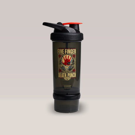 Shaker de 750ml din colecția Rock Band, cu designul trupei Five Finger Death Punch.