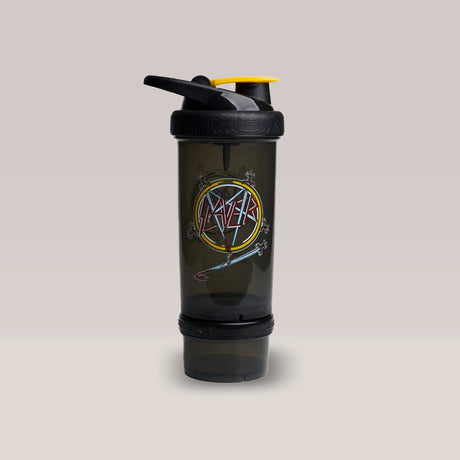 Shaker de 750ml din colecția Rock Band, cu designul trupei Slayer.
