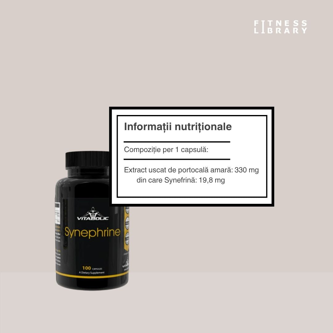 Siluetă ideală cu Synephrine VITABOLIC. Energie, control al apetitului, încredere.