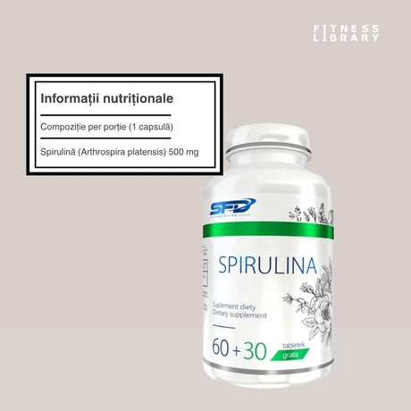 Spirulină SFD: 90 de zile pentru imunitate puternică și energie revitalizată.
