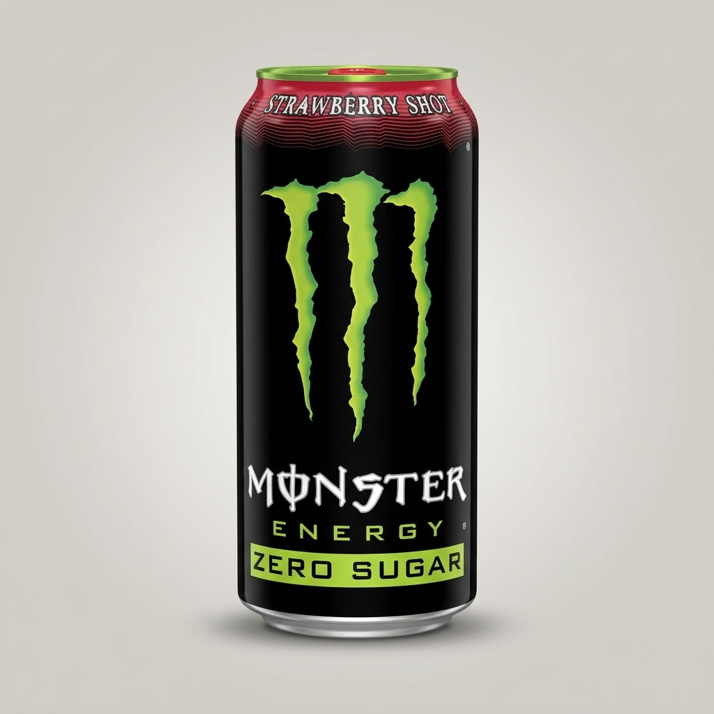Monster Energy Strawberry Shot Zero (473ml) | SGR INCLUS