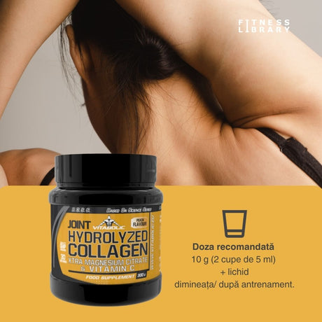 Mobilitate fluidă cu JOINT Collagen Xtra Vitabolic. Hrănește articulațiile, trăiește activ!
