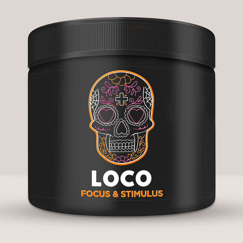 Recipient de supliment pentru focus și energie LOCO FOCUS & STIMULUS.