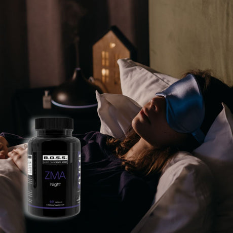 Somn profund, regenerare totală. ZMA Night Vitabolic. Atinge potențialul maxim.