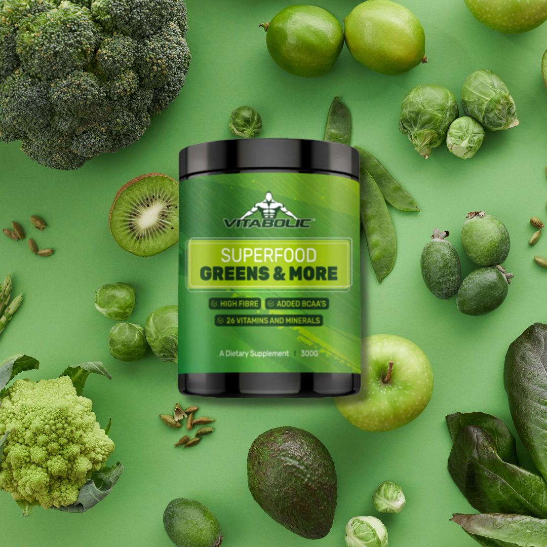 Energie naturală și bunăstare profundă cu Superfood Greens & More de la Vitabolic.