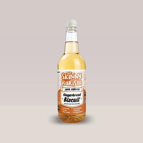 Imagine cu siropul cu aromă de turtă dulce Gingerbread Flavour Syrup de la The Skinny Food Co, 1 litru.