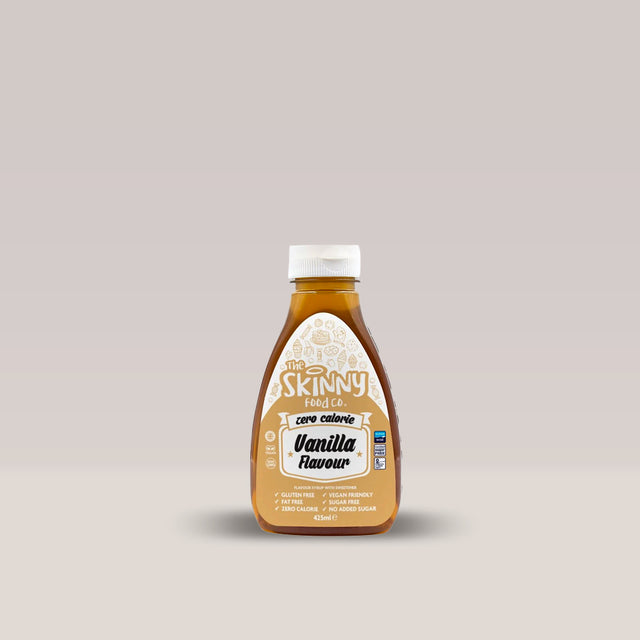 Imagine cu siropul cu aromă de vanilie, fără zahăr și zero calorii, 425ml, de la The Skinny Food Co.