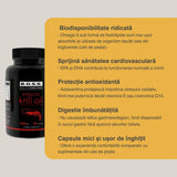 Krill Antarctic VITABOLIC: Minte ageră, inimă puternică. Nutriție superioară.