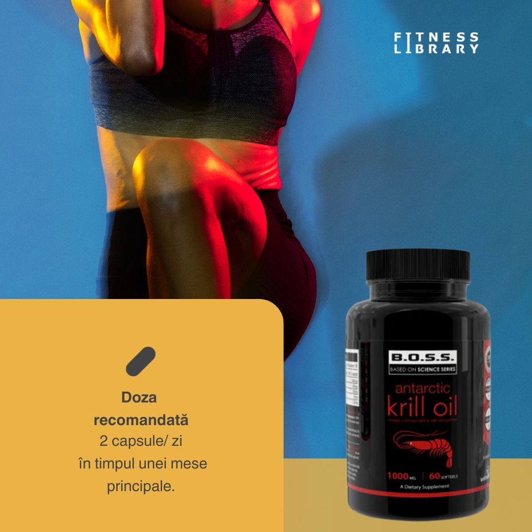 Krill Antarctic VITABOLIC: Claritate mentală, energie vibrantă, bunăstare profundă.