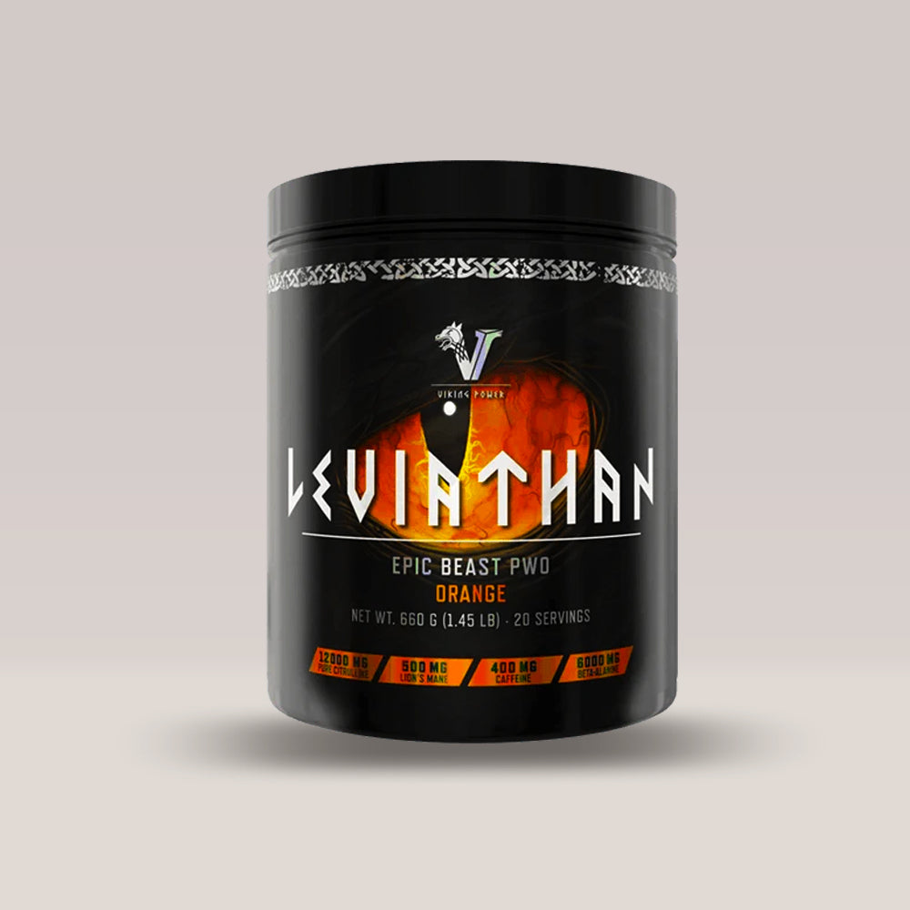 Leviathan PWO (Caffeine, Citrulline, Beta-Alanine & Lion's Mane) - 660g / 20 servings