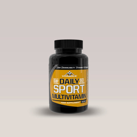 Imagine cu suplimentul alimentar Daily Sport Multivitamin de la VITABOLIC, 60 de capsule.