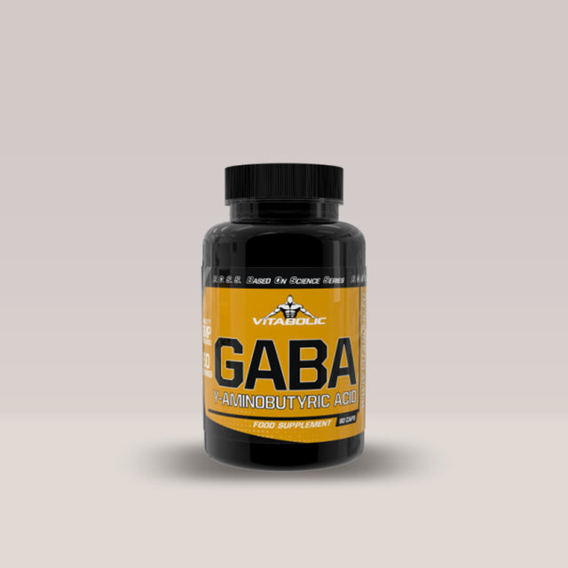 Imagine cu suplimentul alimentar GABA de la VITABOLIC, 60 de capsule.