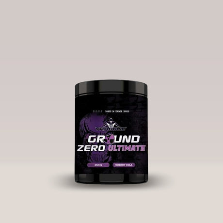 Imagine cu suplimentul pre-workout Ground Zero ULTIMATE de la VITABOLIC, 350g. Cherry Cola aroma.