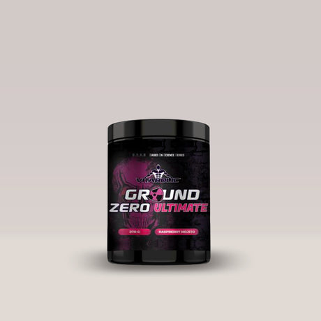 Imagine cu suplimentul pre-workout Ground Zero ULTIMATE de la VITABOLIC, 350g. Raspberry aroma.