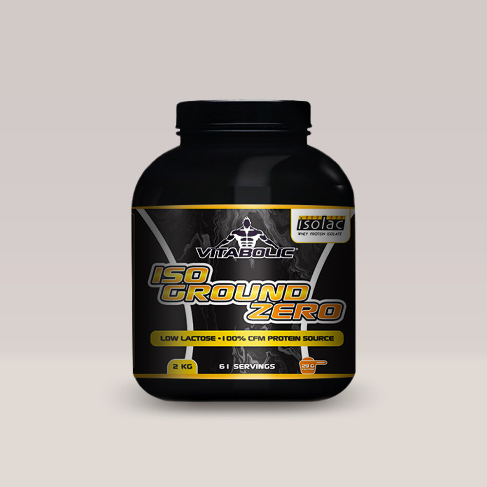 Imagine cu proteina din zer ISO Ground Zero CFM de la VITABOLIC, 2kg, 61 de serviri.