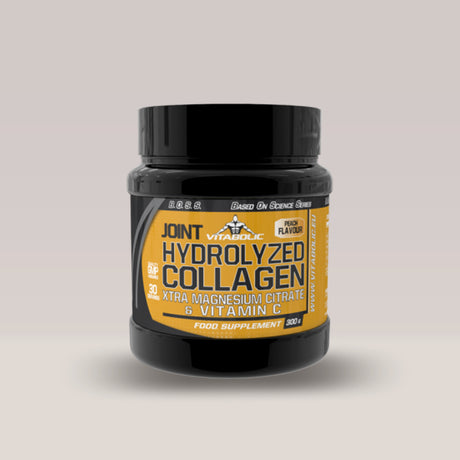 Imagine cu suplimentul alimentar JOINT Collagen Xtra Mg Citrate and Vitamin C de la VITABOLIC, 300g, 30 de serviri.