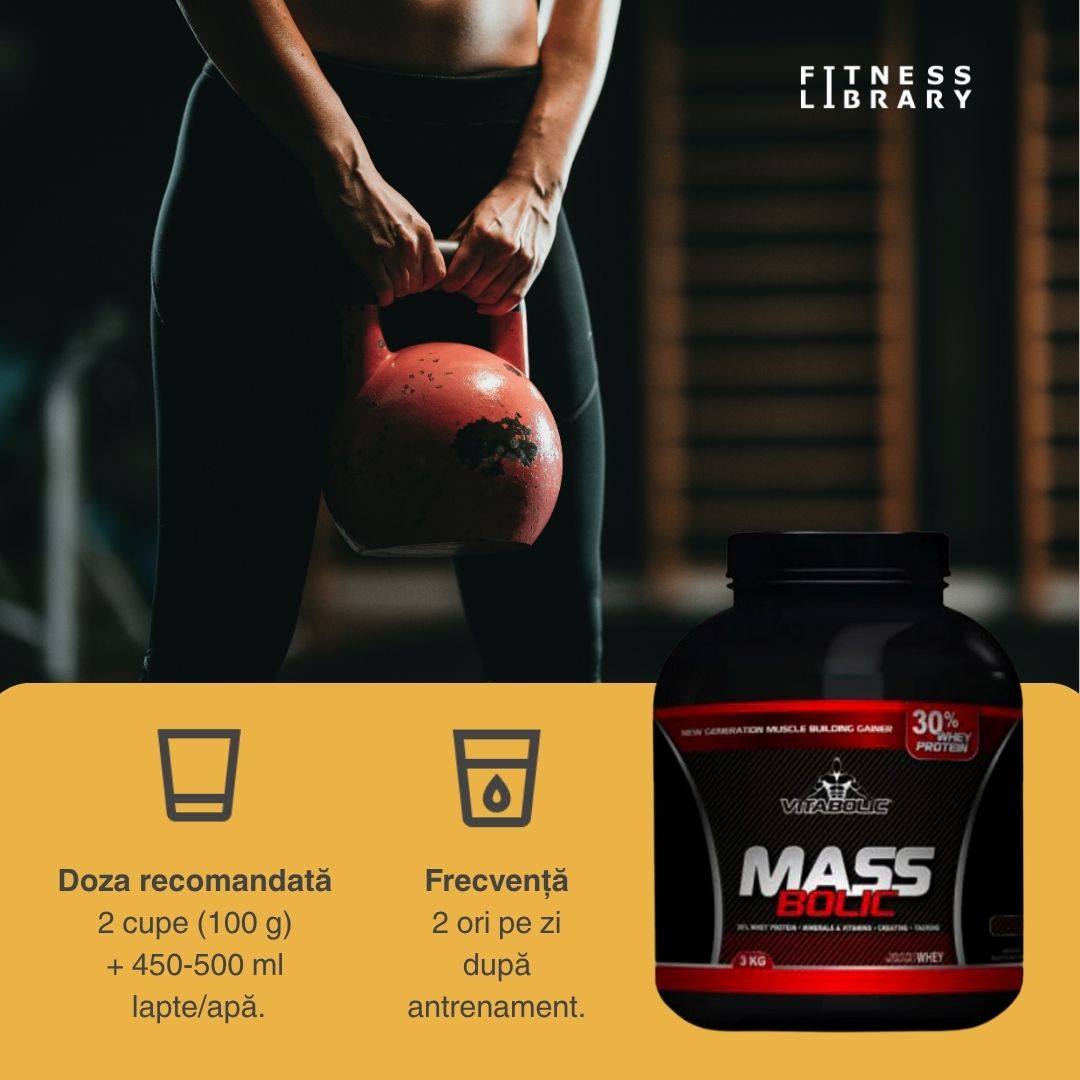 Siluetă ideală cu MassBolic Vitabolic. Performanță și recuperare superioară.