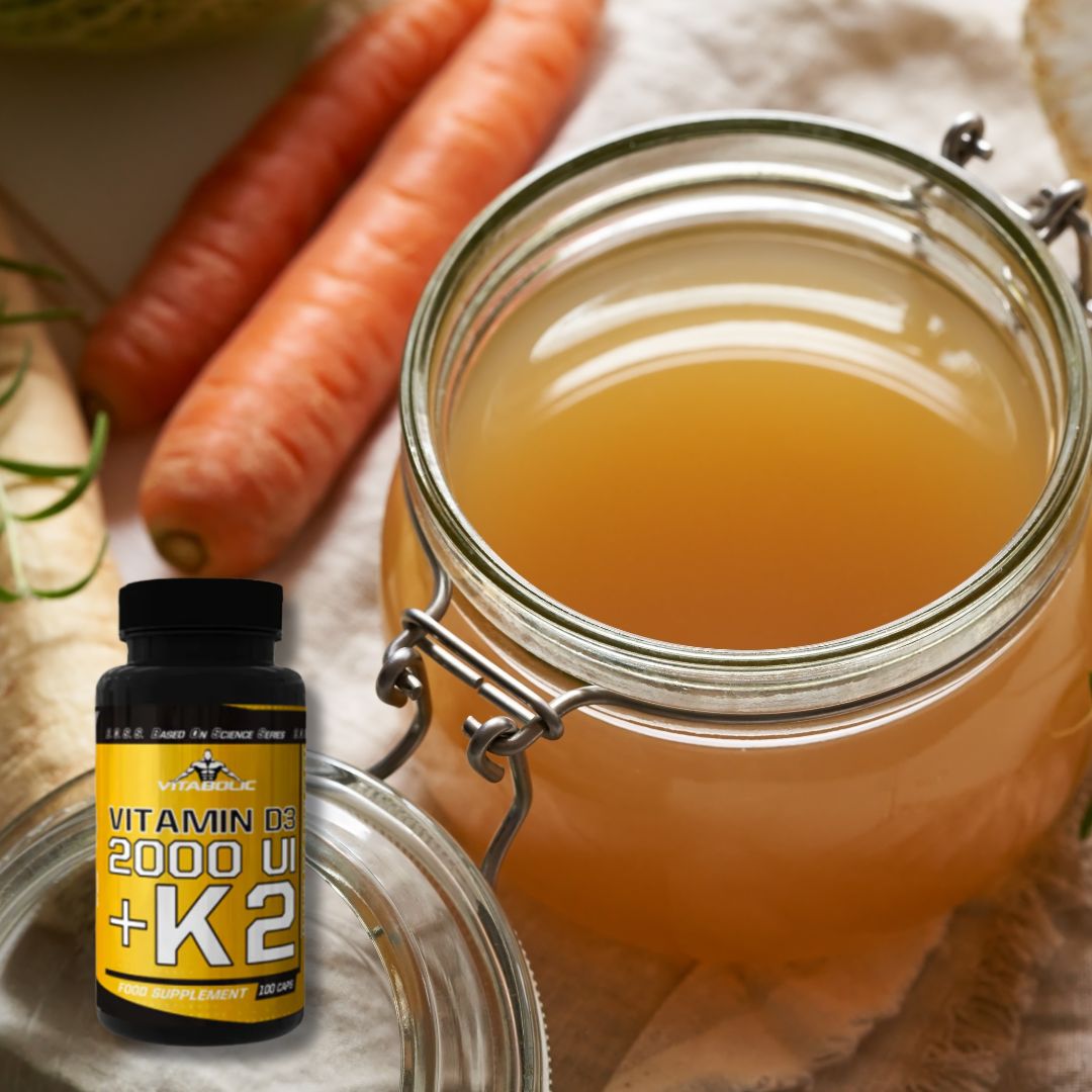 Vitamina D3+K2 Vitabolic: Oase și inimă sănătoase pentru o viață activă.