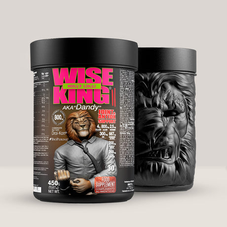 Cutie de Wise King II de la Zoomad Labs, supliment complet pentru sănătatea articulațiilor, cu colagen și glucozamină, 450g.