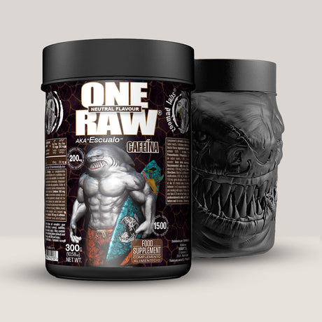 Recipient de One Raw Caffeine de la Zoomad Labs, supliment cu 300g de pudră de cofeină anhidră pentru energie și focus.
